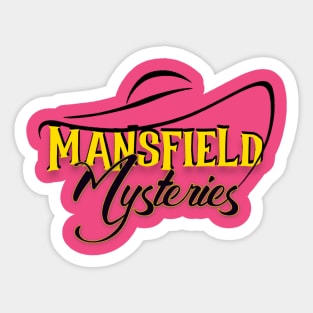 Mansfield Mysteries logo Sticker